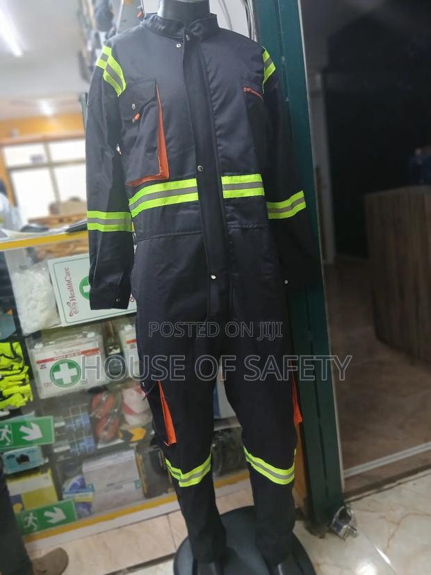 Green Reflective Cargo Overall - thumbnail 4