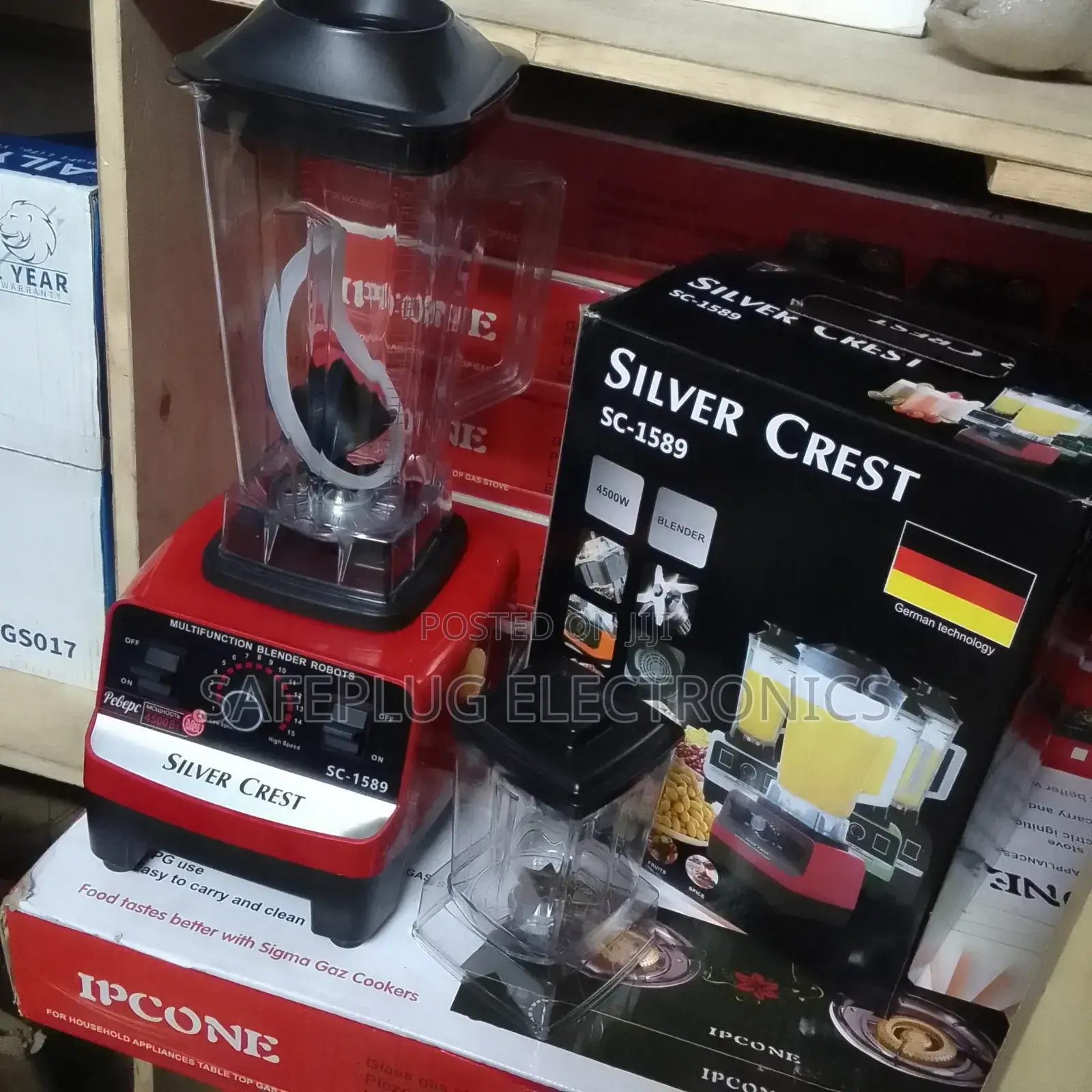 2in1 Silver Crest Commercial Blender
