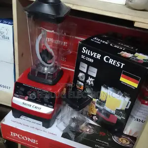 2in1 Silver Crest Commercial Blender