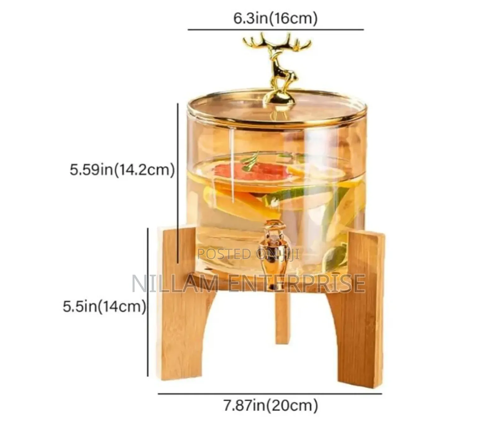 Juice/Beverage Dispenser With Stand