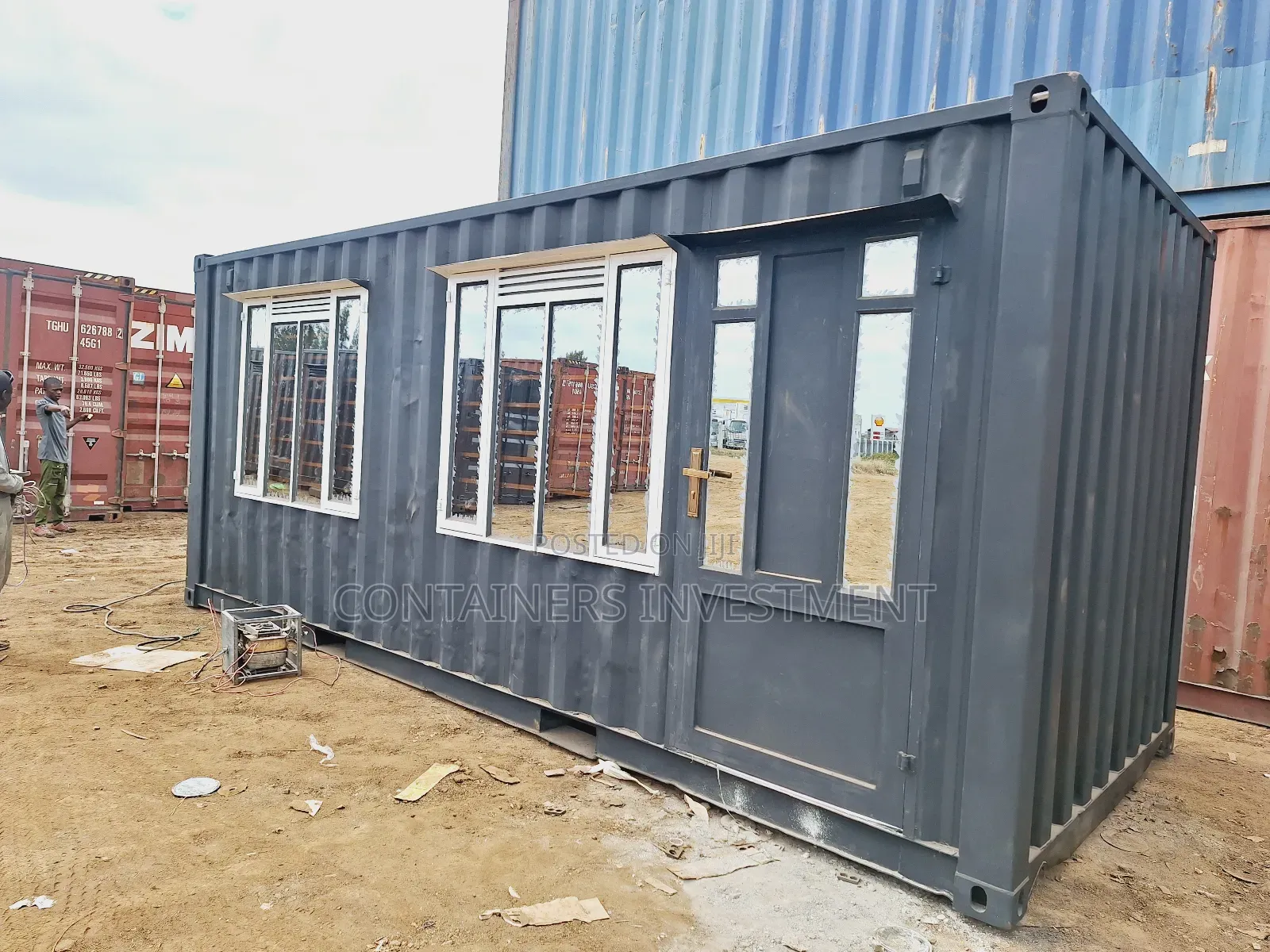20ft Container Guard House- Simple Modification.
