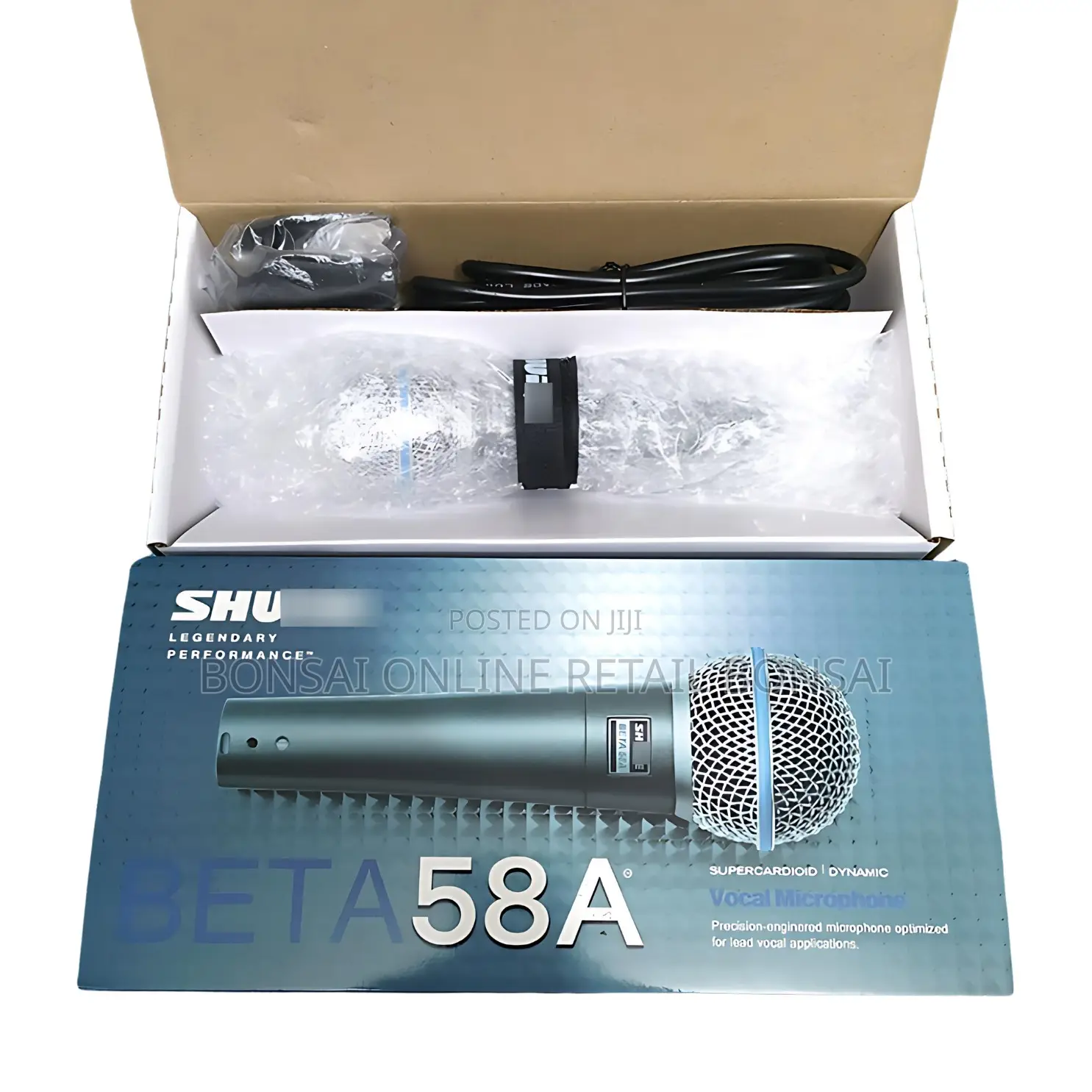 Shure Beta 58a Professional Vocal Microphone – Dynamic Supercardioid