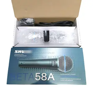 Shure Beta 58a Professional Vocal Microphone – Dynamic Supercardioid