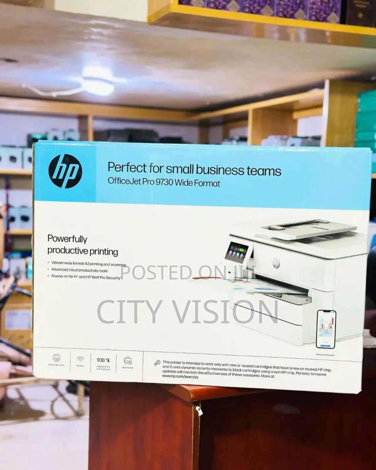 Hp Officejet Pro 9730 Aio Printer A3+ Wide Format Printer