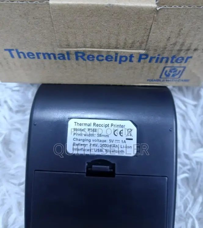 Etims Bluetooth Thermal Receipt Printer P58esupports Esc, Pos Commands