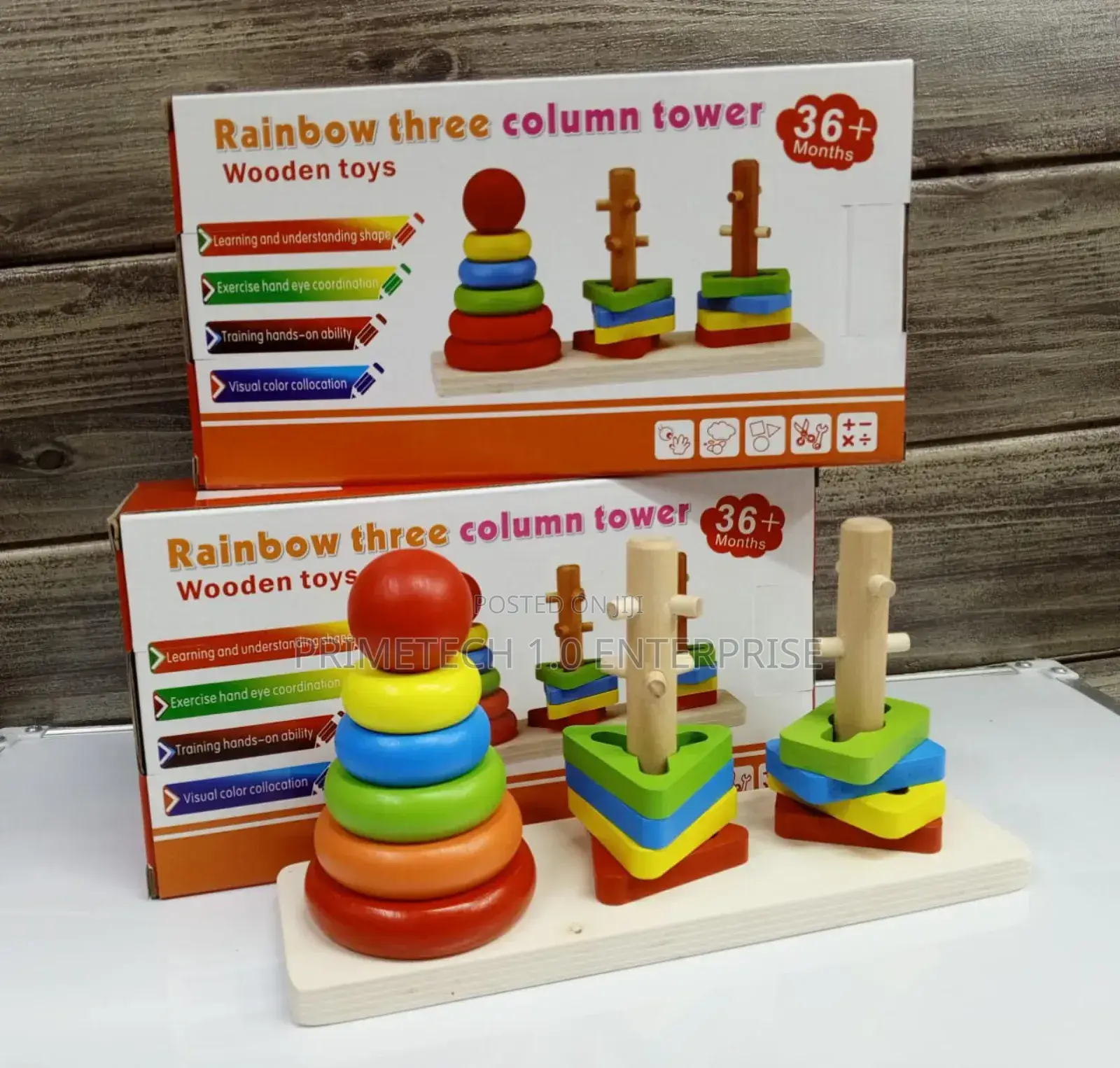 3 Column Tower