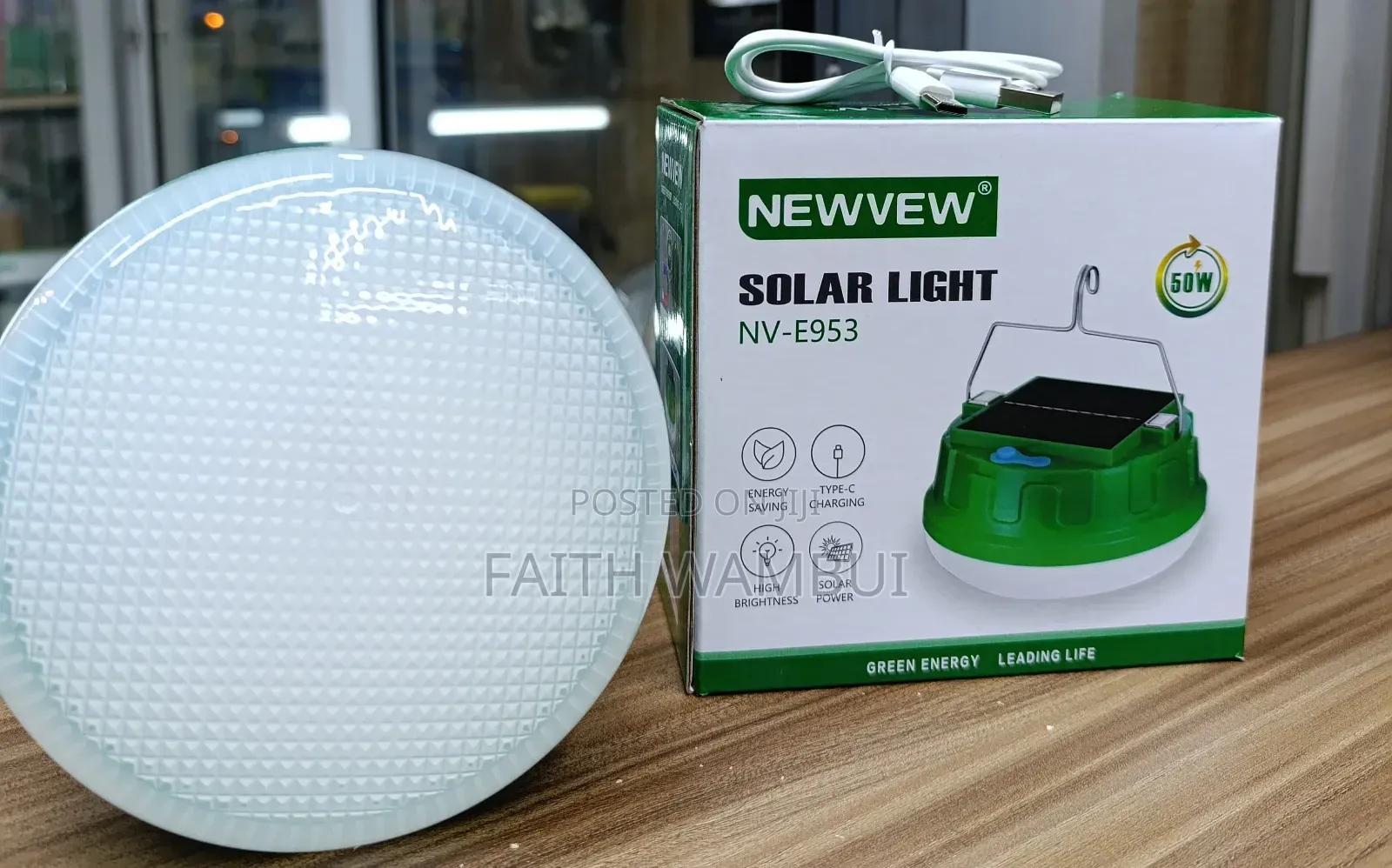 50 Watts Rechargeable Solar Lights/Solar Light