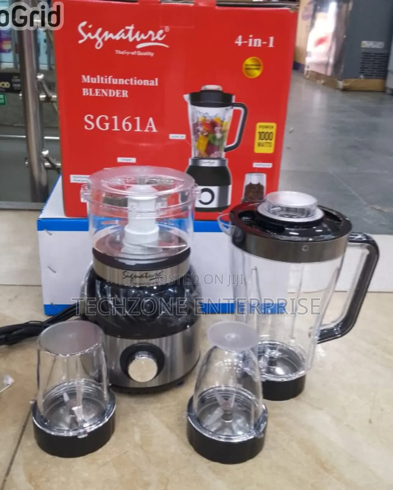 Signature Sg-161a 4-in-1 Multifunctional Blenders Stainless Blades 