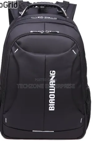 Black High Quality School Back Bag