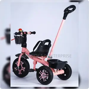Push Tricycle -Pink Black