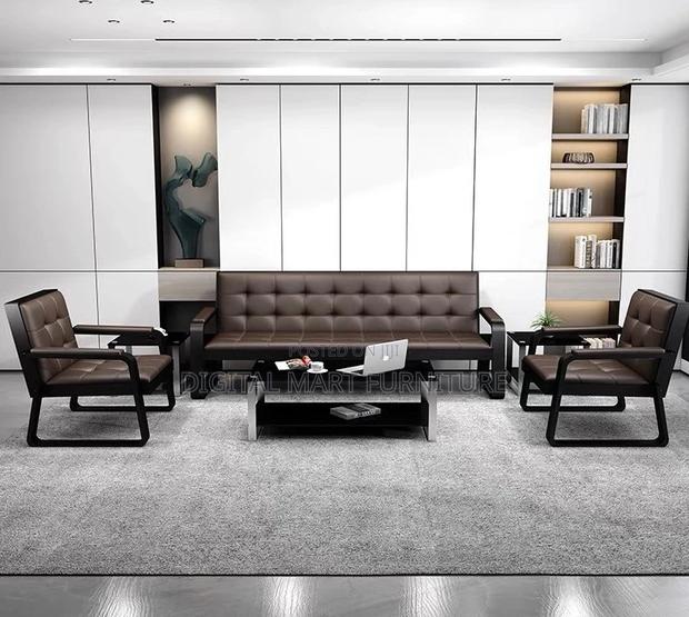 Office Sofa: Black Sofa for Office Hall - thumbnail 4