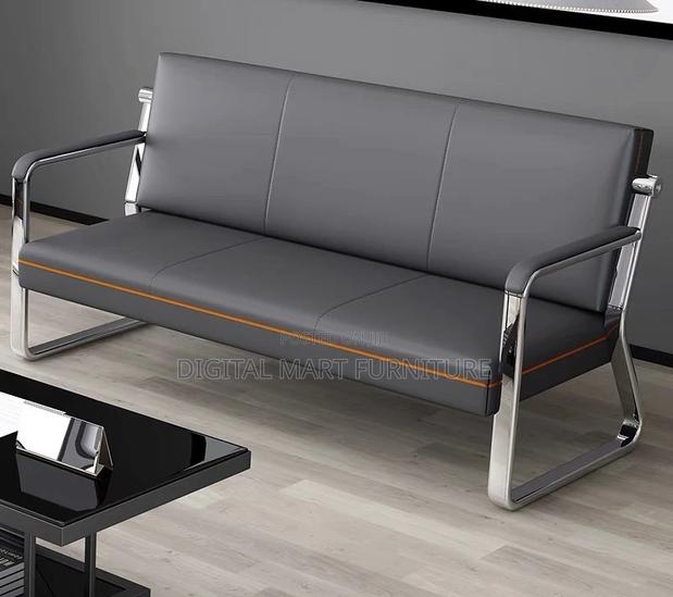 Office Sofa: Black Sofa for Office Hall - thumbnail 5
