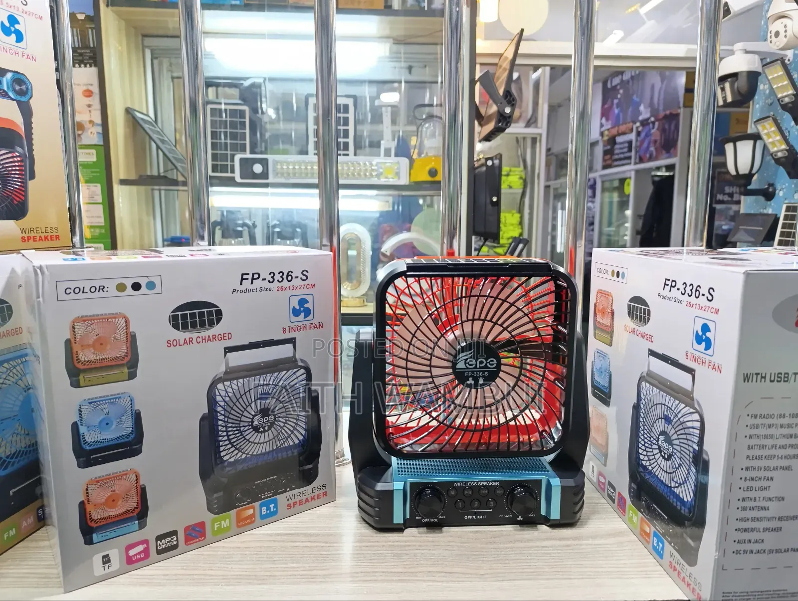 Quality Solar Fan With Bt Speaker/Solar Fan