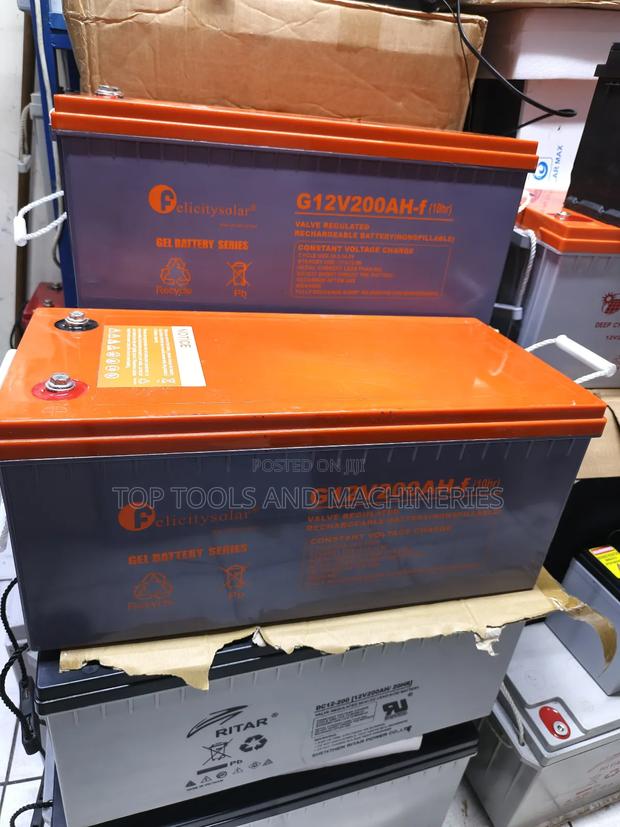 New Arrival Felicity 12v 200ah Felicity Solar Backup Battery