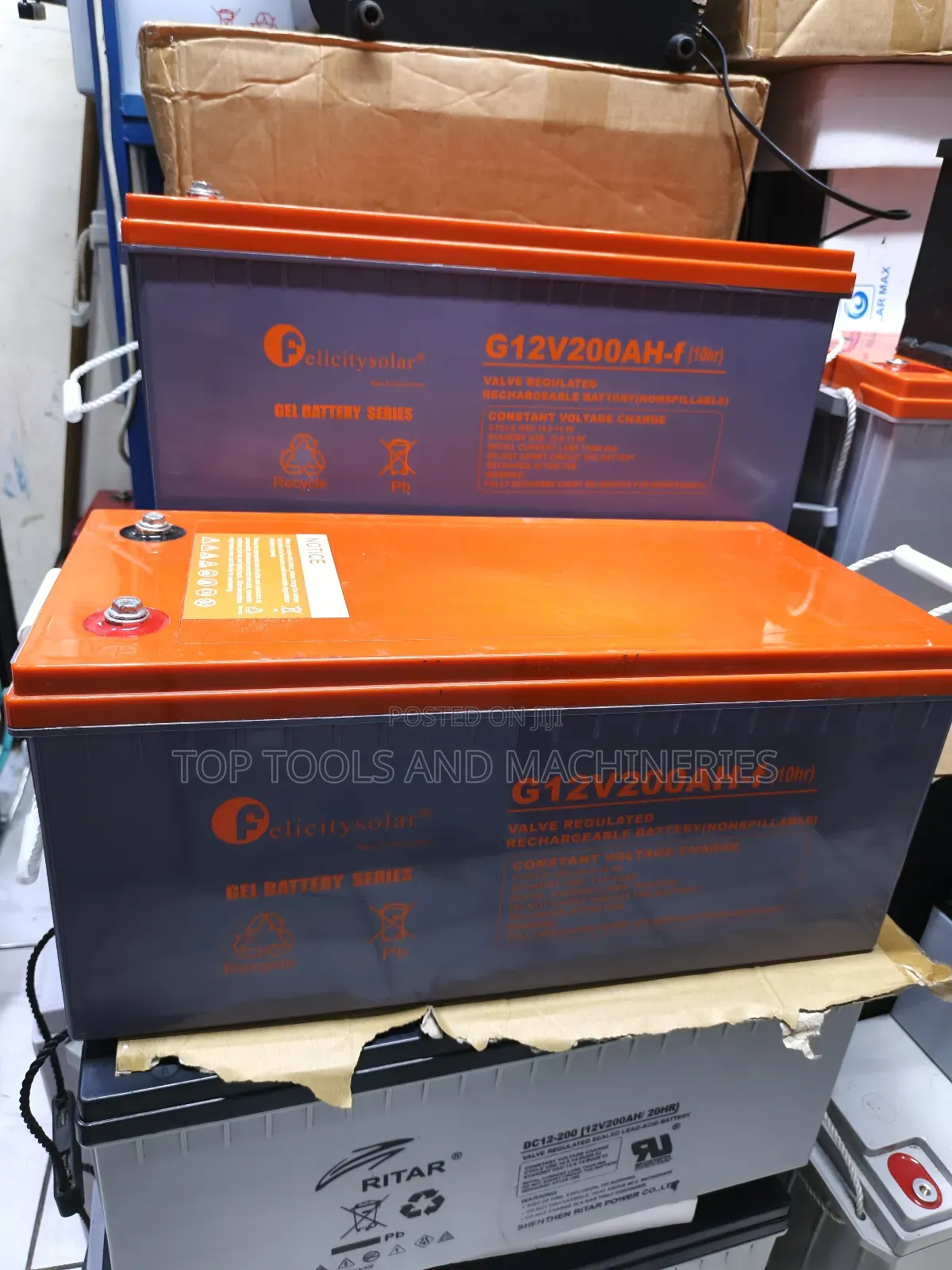 New Arrival Felicity 12v 200ah Felicity Solar Backup Battery