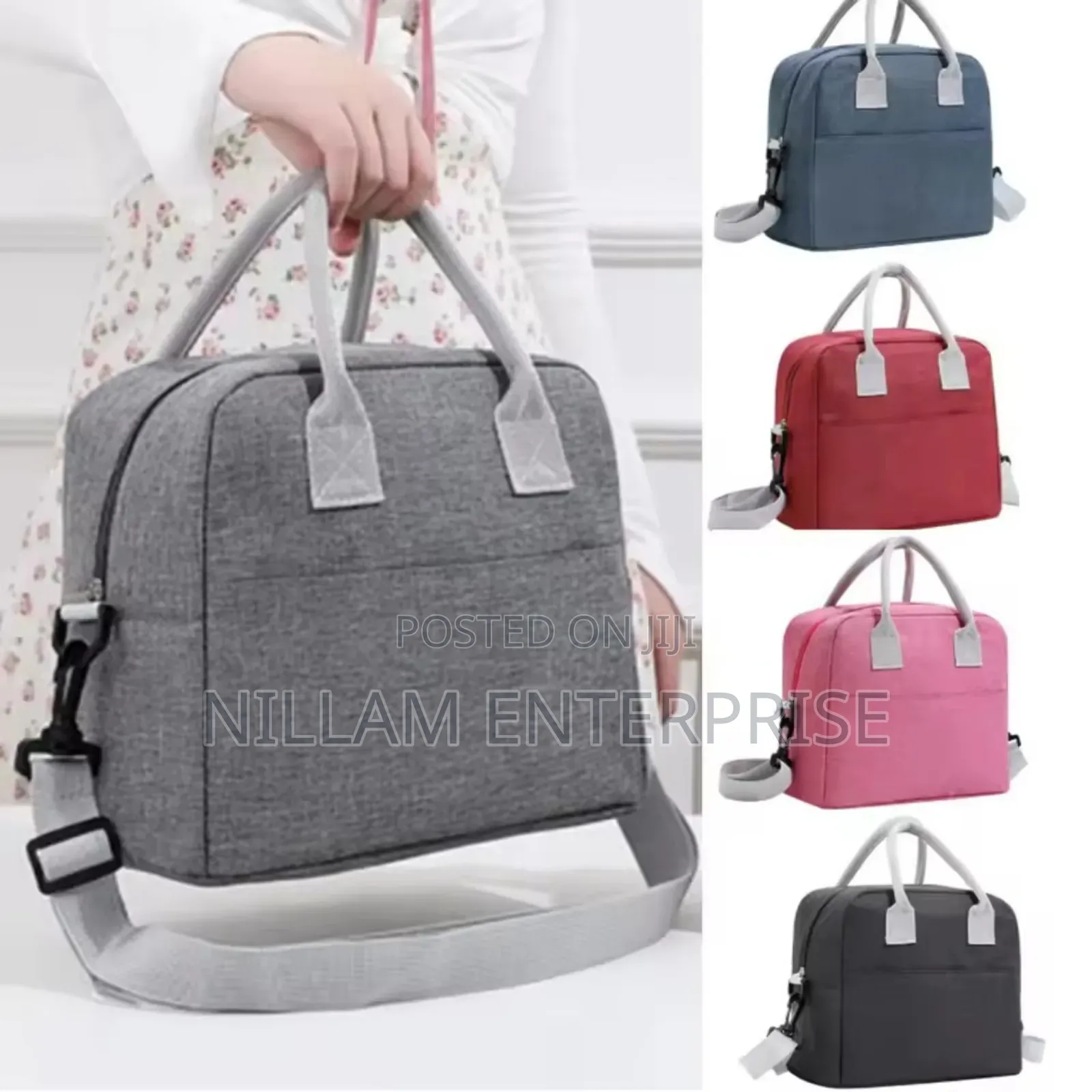 *Insulated 9l Large Capacity Lunch Bag