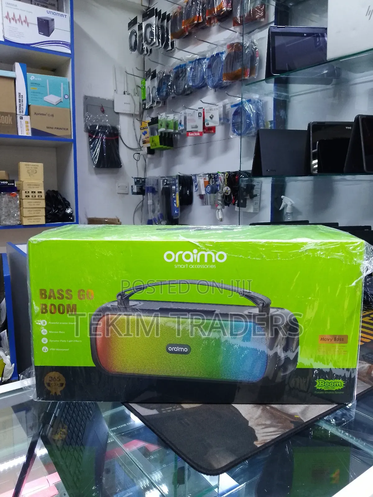 Oraimo Boom Box Heavy Bass Outdoor Bluetooth Speaker