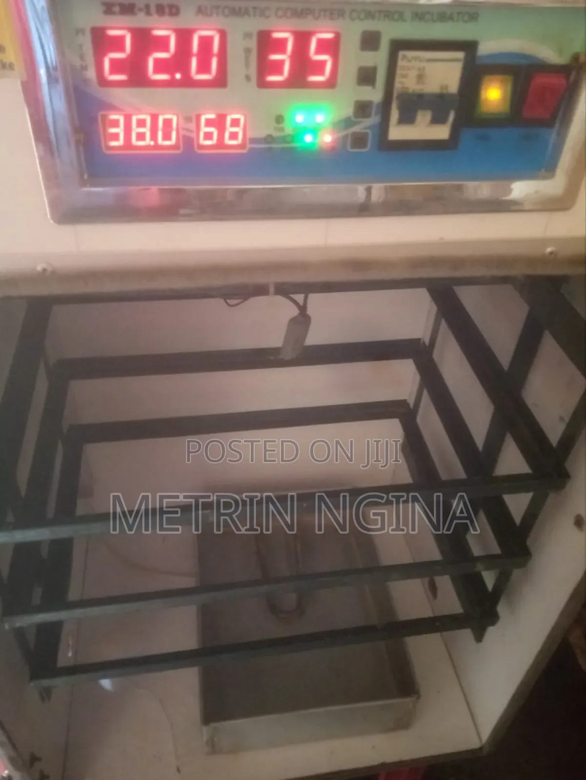 Kenya Poultry Automatic Egg Incubator 264 Eggs Capacity