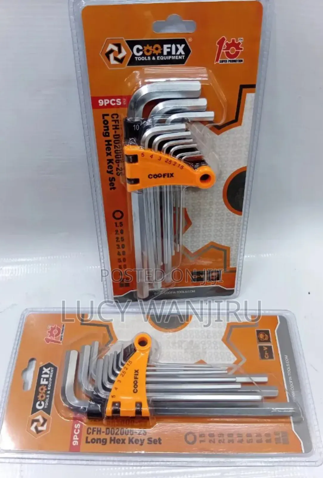 Coofix Allen Keys/ 9 Pieces Allen Keys