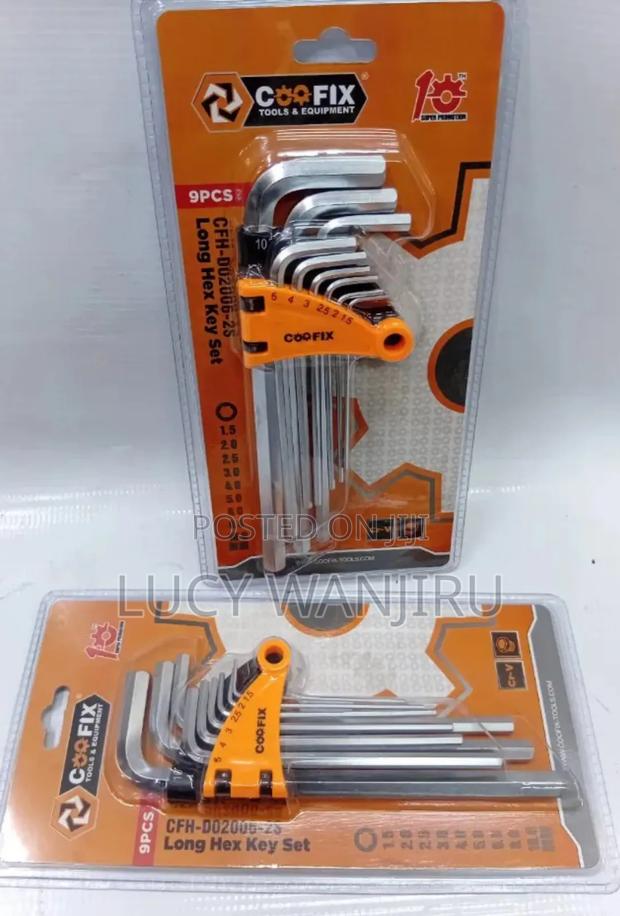 Coofix Allen Keys/ 9 Pieces Allen Keys