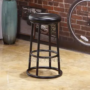 Bar Stool; Modern Titanium European Round Stool