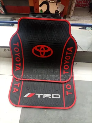 Toyota Branded Rubber Car Floor Mat Anti-Slip Universal Fit
