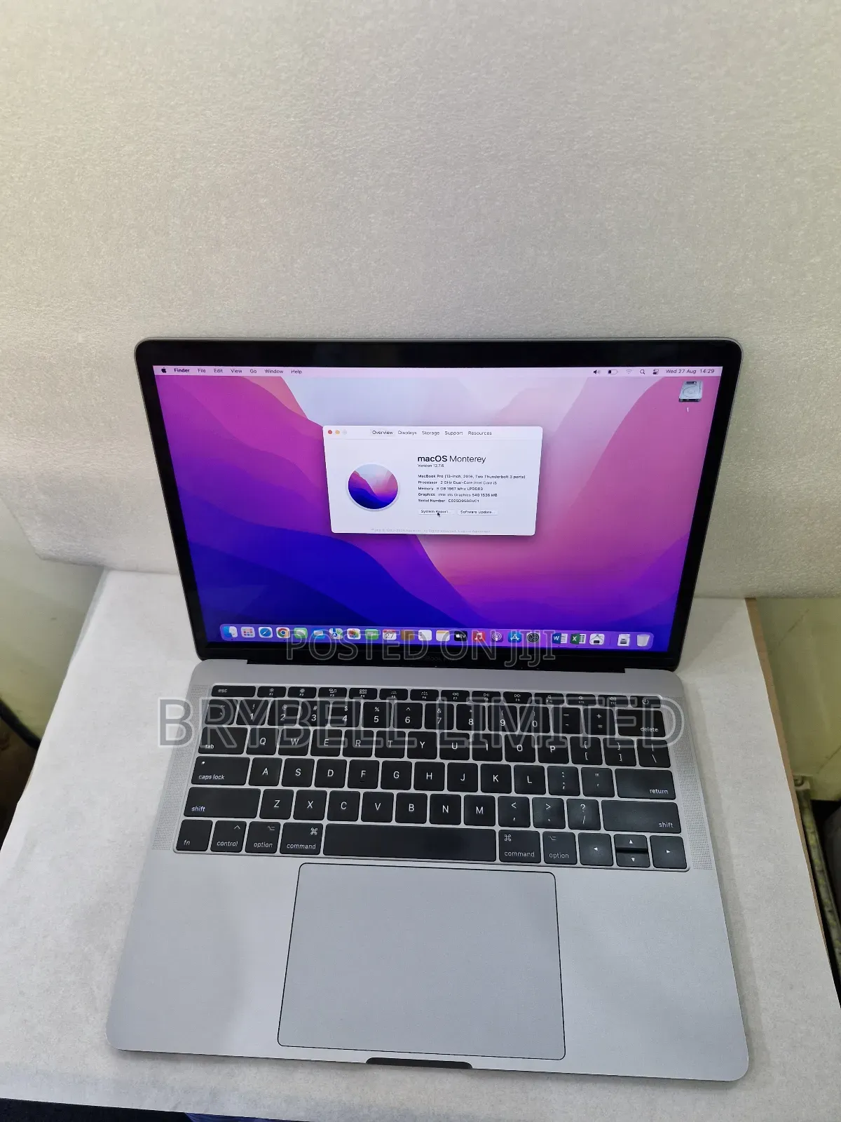 Laptop Apple MacBook Pro 2016 8GB Intel Core I5 SSD 256GB