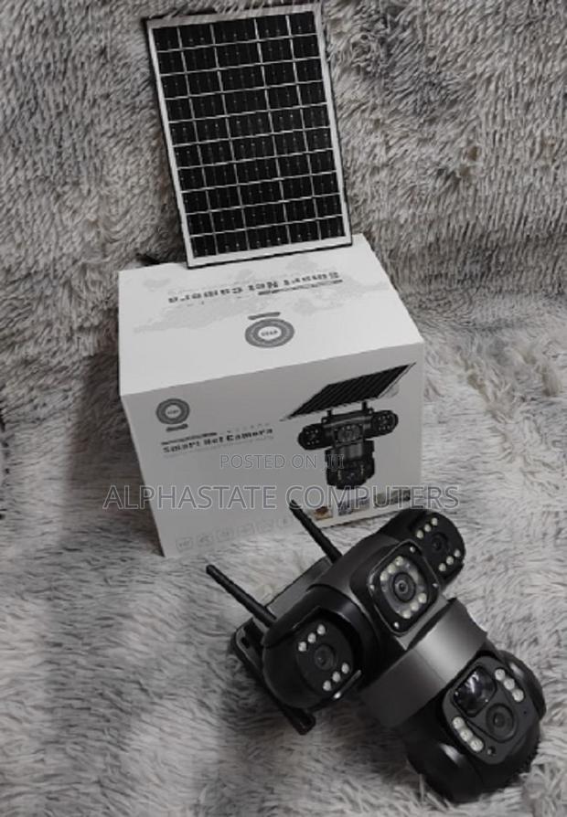 Outdoor Security V380pro 4g Solar PTZ Triple Lens 6mp