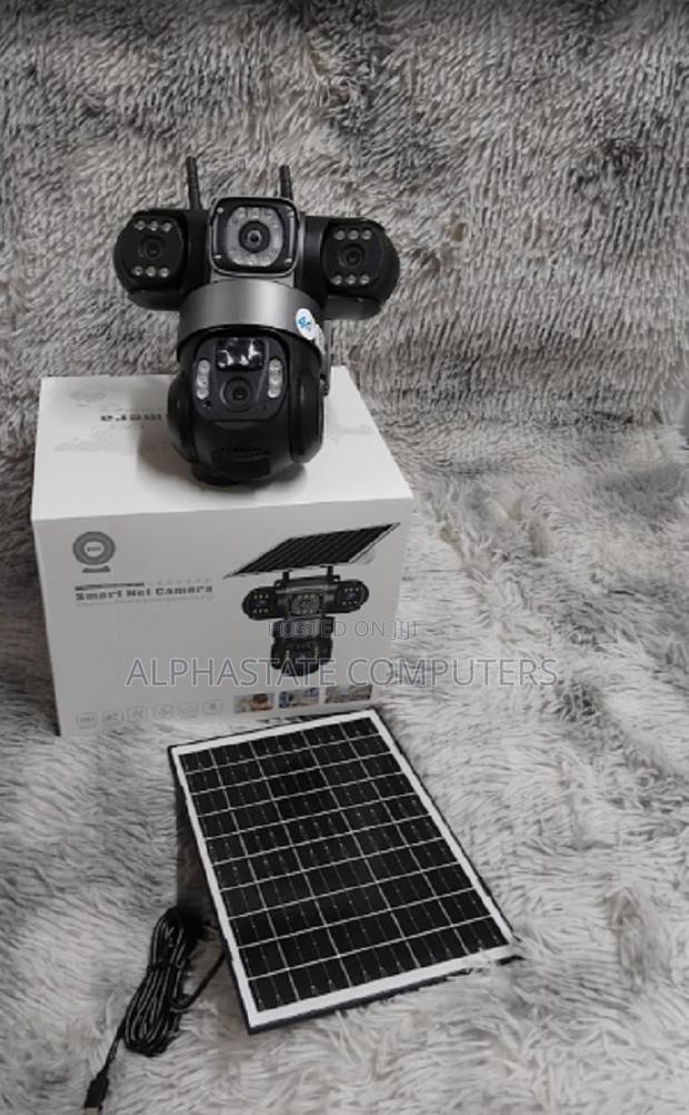 V380pro 3 Lens With 3 Screens Solar 6mp