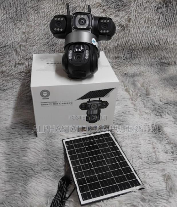 Surveillance Camera 3 Lenses PTZ 4g Simcard Solar Camera