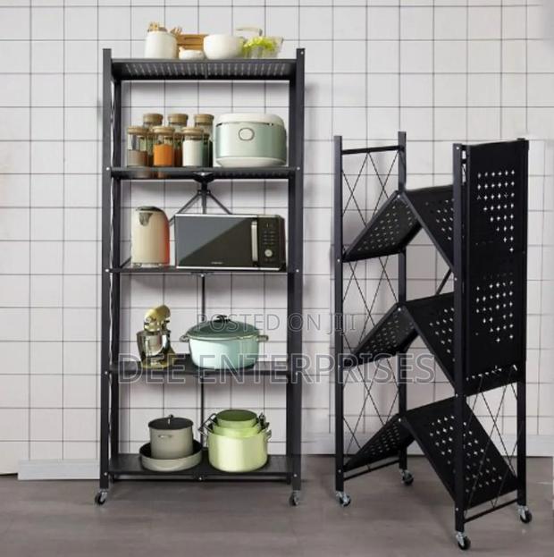 5 Layer Foldable Kitchen Rack