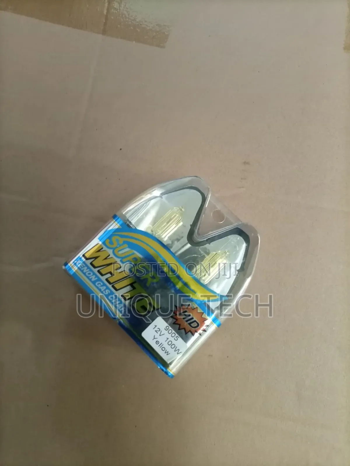 12v 9005 Super White Bulb L Shape (Yellow) Car Lighting Upgrade