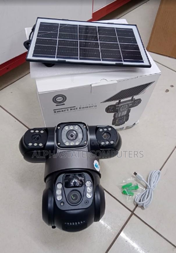 V380 Pro 3 Lens 4g Solar CCTV Waterproof Night Vision