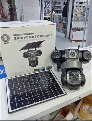 3 Lens 3 Video 4g Solar CCTV Security Camera Outdoor Waterproof.