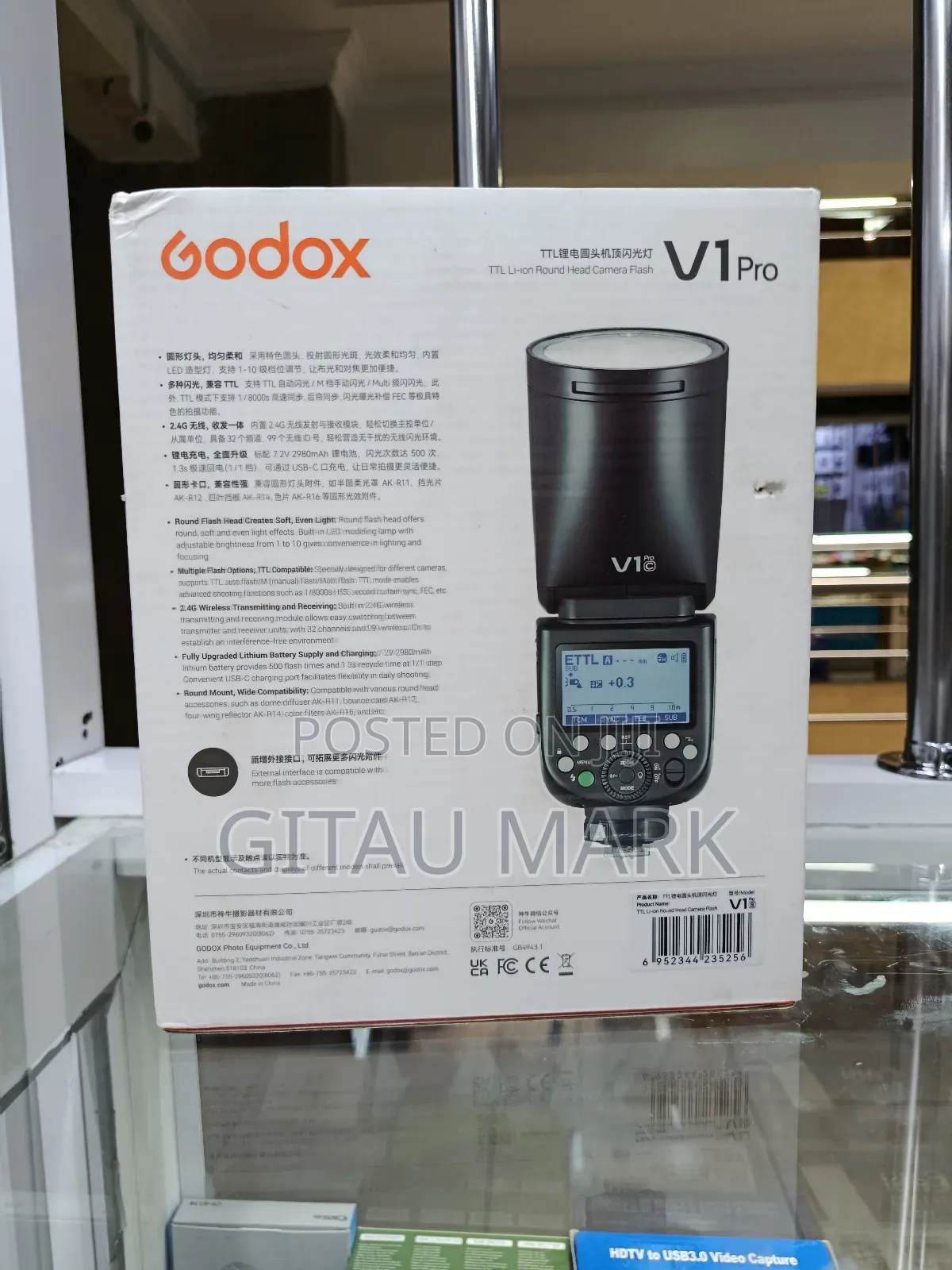 Godox V1 Pro Flash for Sony Cameras