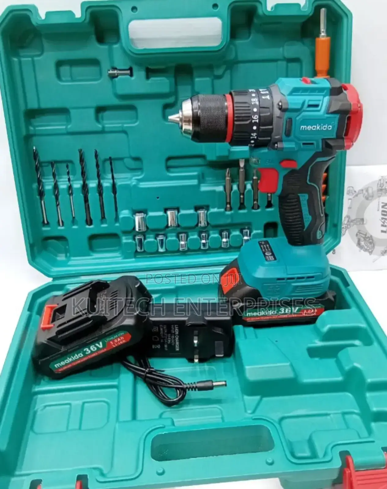 Meakida Cordless Drill Brushless/Electric Brushless Hammer Drill 36v