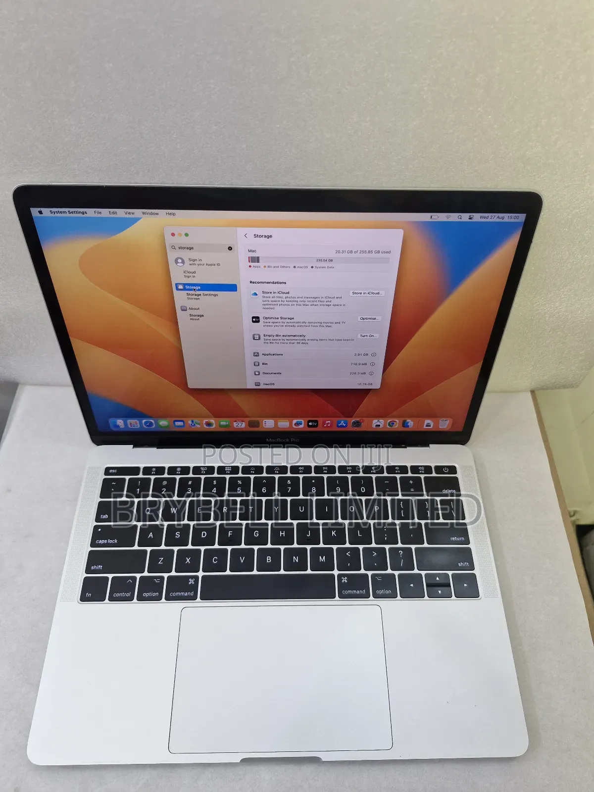 Laptop Apple MacBook Pro 2017 8GB Intel Core I5 SSD 256GB