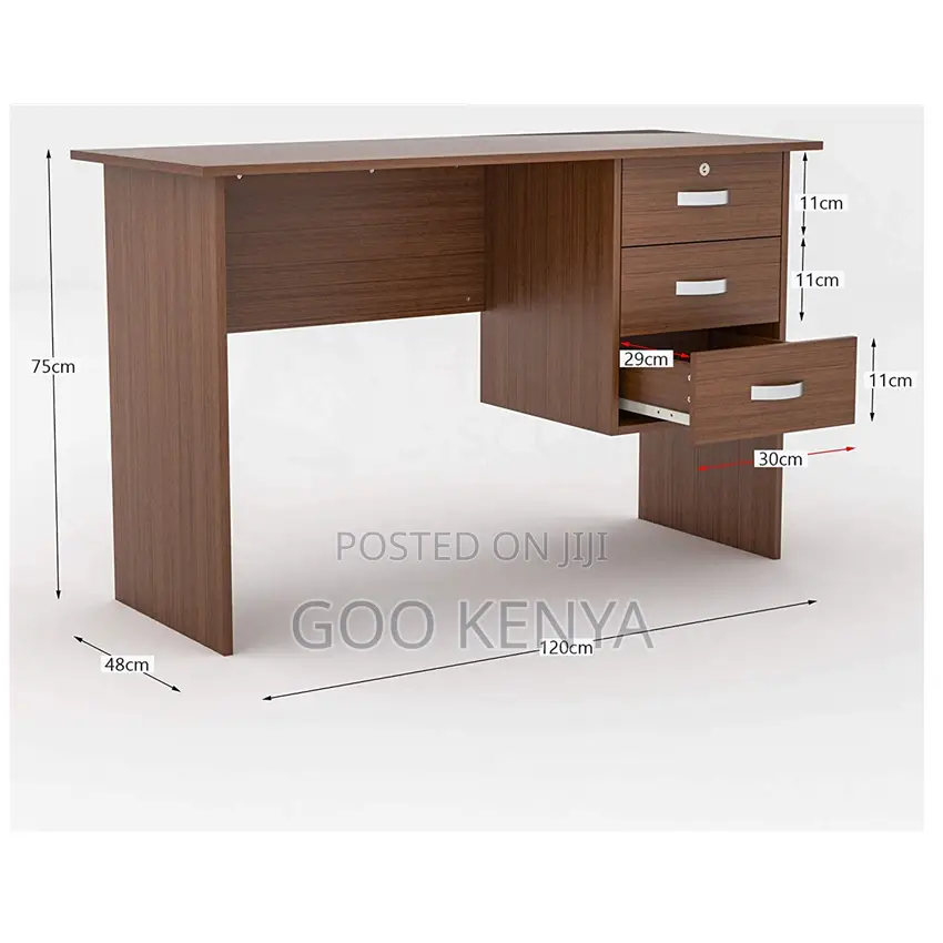 Office Desk; Luxury 3-Drawer Office Desk