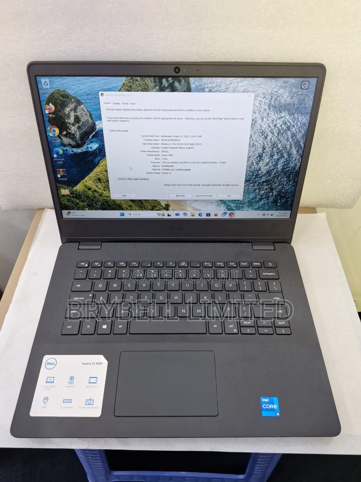 Laptop Dell Vostro 14 3000 8GB Intel Core I5 HDD 1T