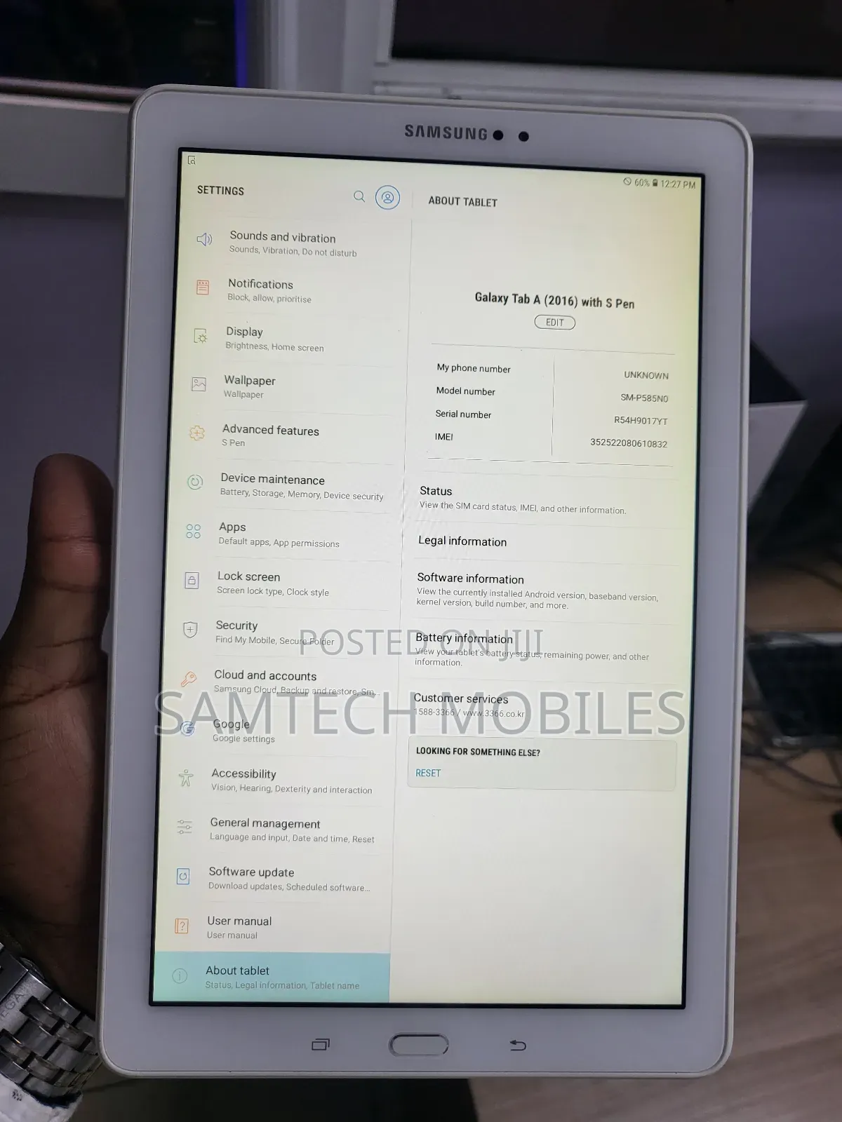Samsung Galaxy Tab A 10.1 & S Pen (2016) 32 GB White