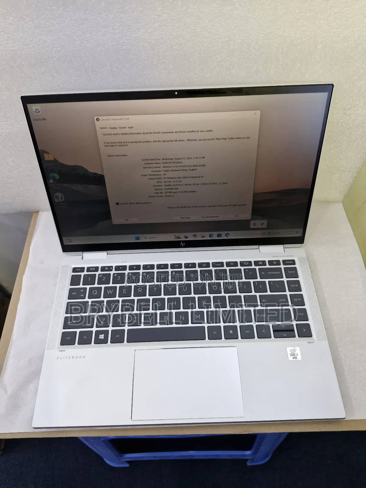Laptop HP EliteBook X360 1040 G7 16GB Intel Core I7 SSD 512GB