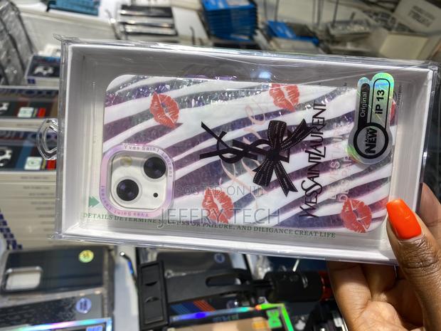 Govol Luxury Channel Case for iPhone 13 Bling Sparkle - main view