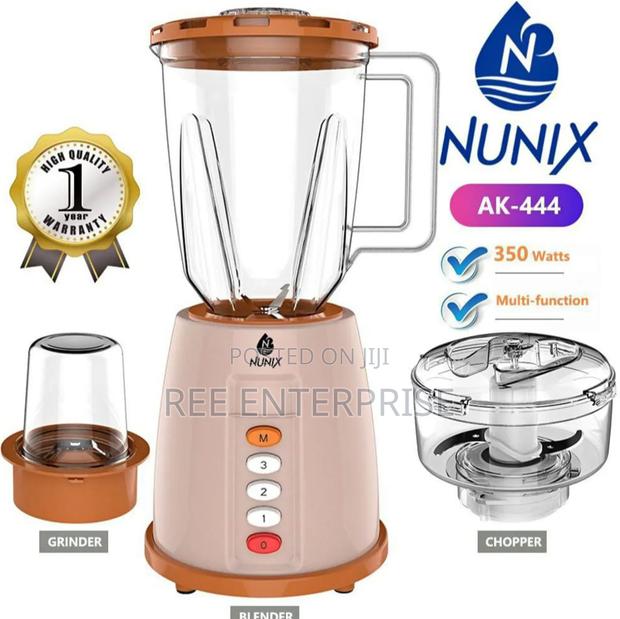 New in Nunix Ak-444 3in1 Blender; Grinder, Chopper.