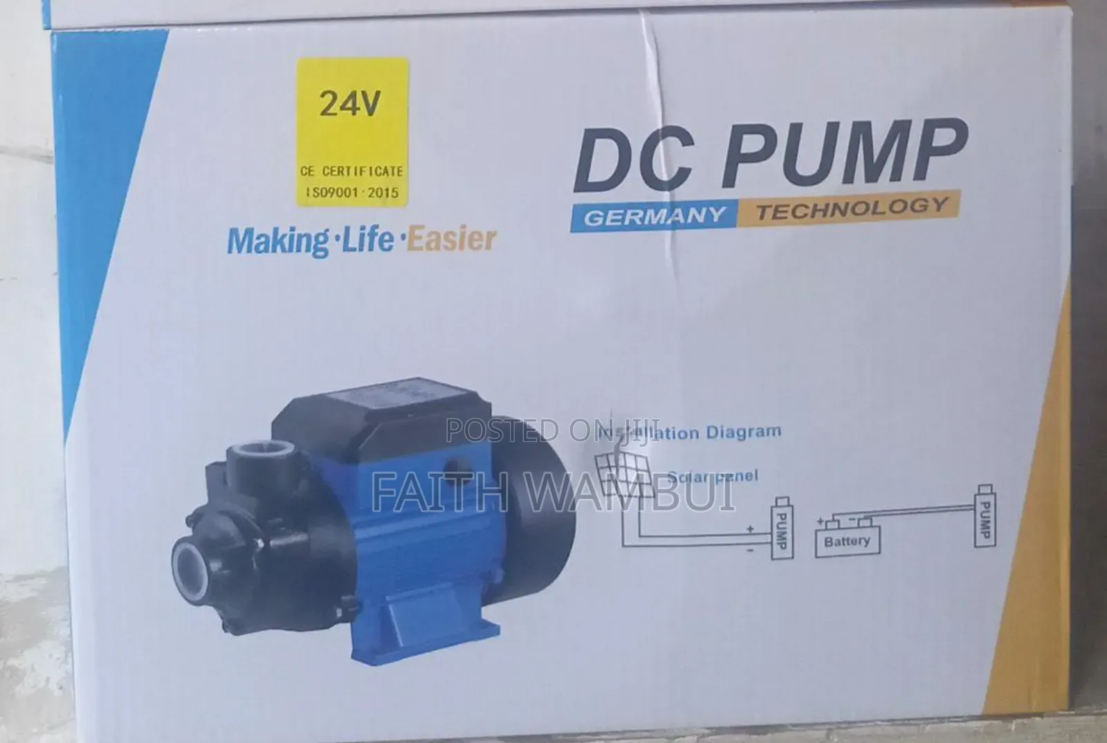 24v Professional Dc Booster Pump/Dc Booster Pump