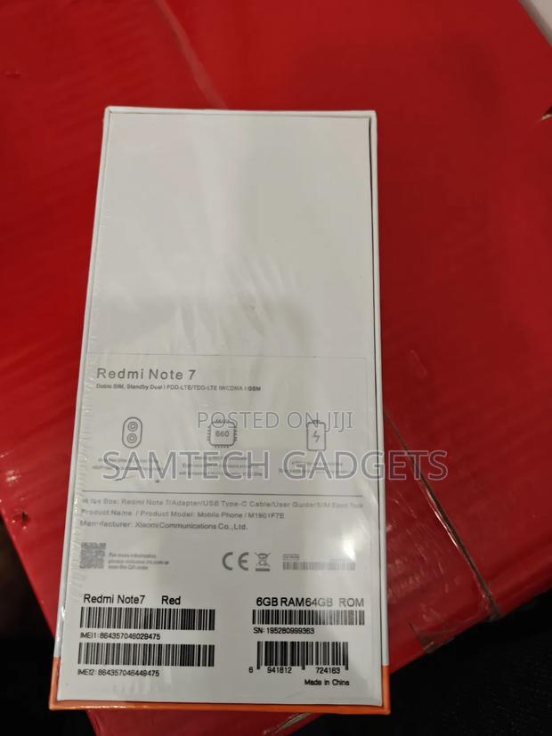 New Xiaomi Redmi Note 7 64 GB Black - thumbnail 4