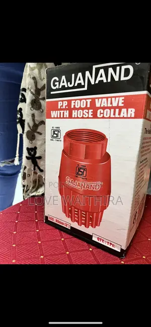 Gajanand P.P. Foot Valve With Hose Collar 3”