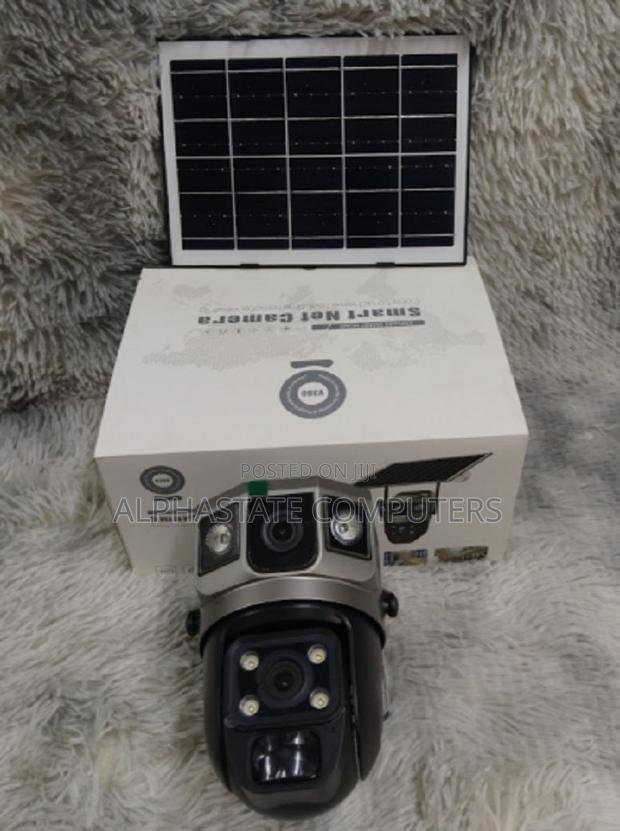 4g Solar Dual Lens PTZ Solar Outdoor Camera 4g Simcard Camera V380