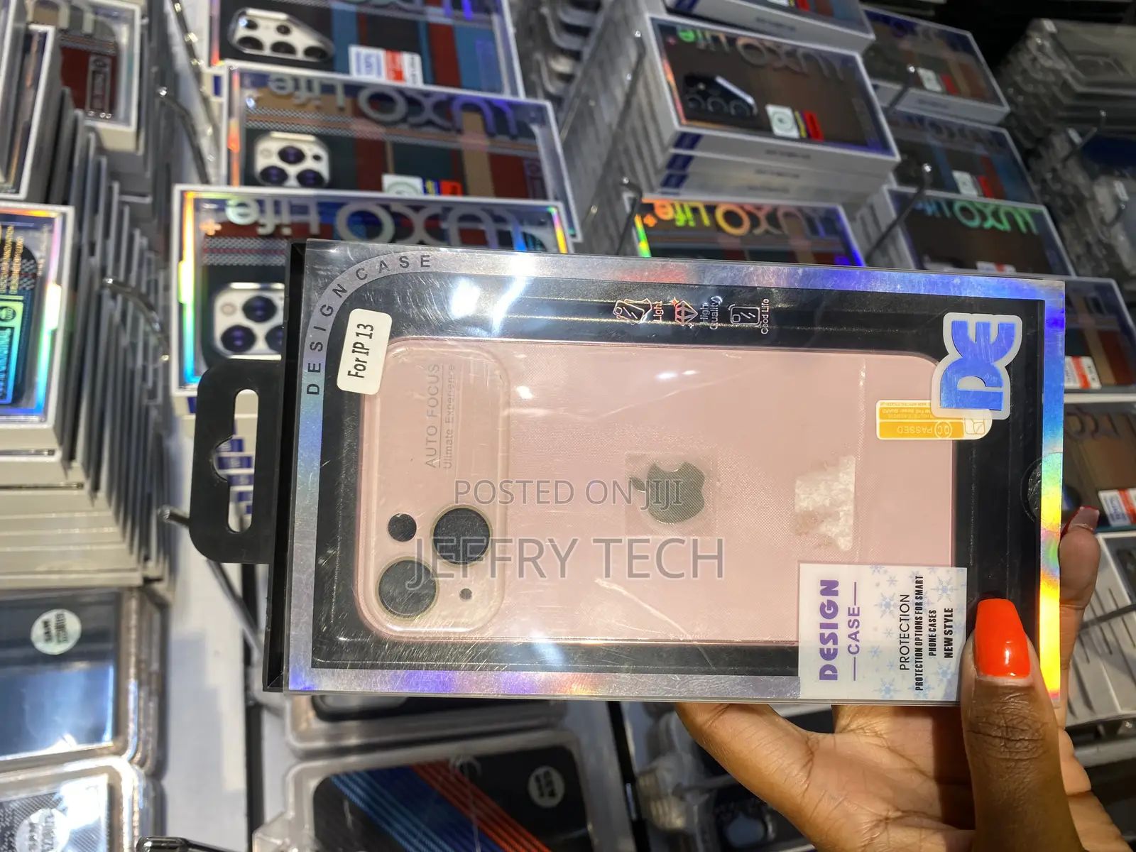 Ngotyui Autofocus Half Border Metal Phone Case for iPhone 13