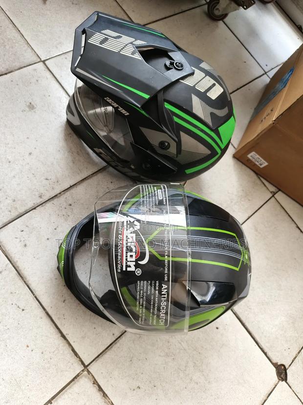 Aaron 2 In 1 Heavy Duty Motorcycle Helmet - thumbnail 2