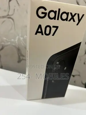New Samsung Galaxy A07 4G 64 GB Black